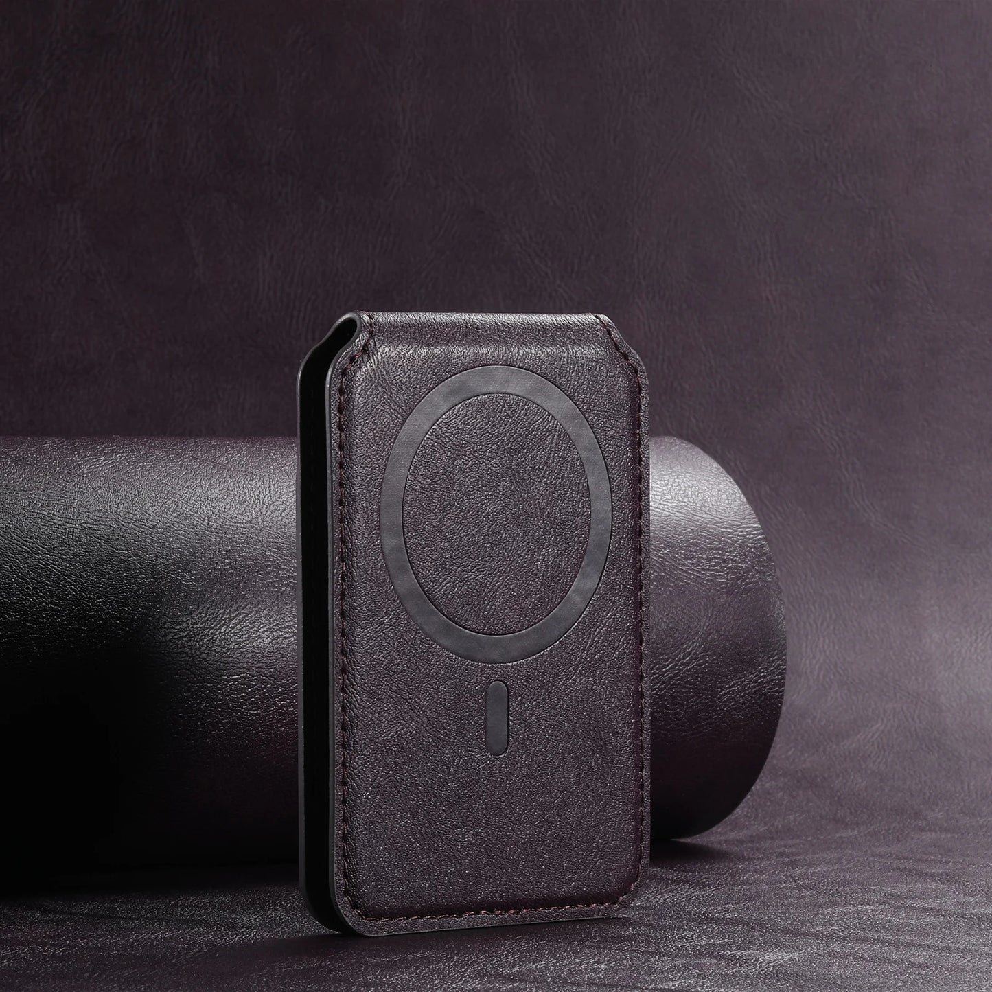 Luxe Lederen MagSafe Kaarthouder Iphone